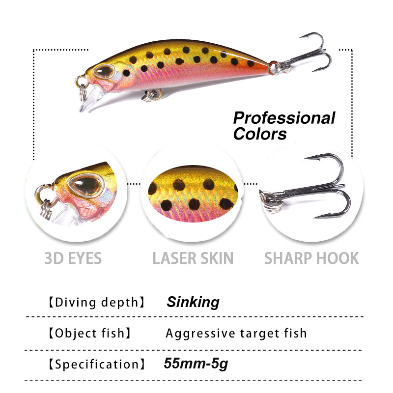 WESTBASS 1PX Micro Minnow Lure - Fishing Lure Spoon ulasan dan harga